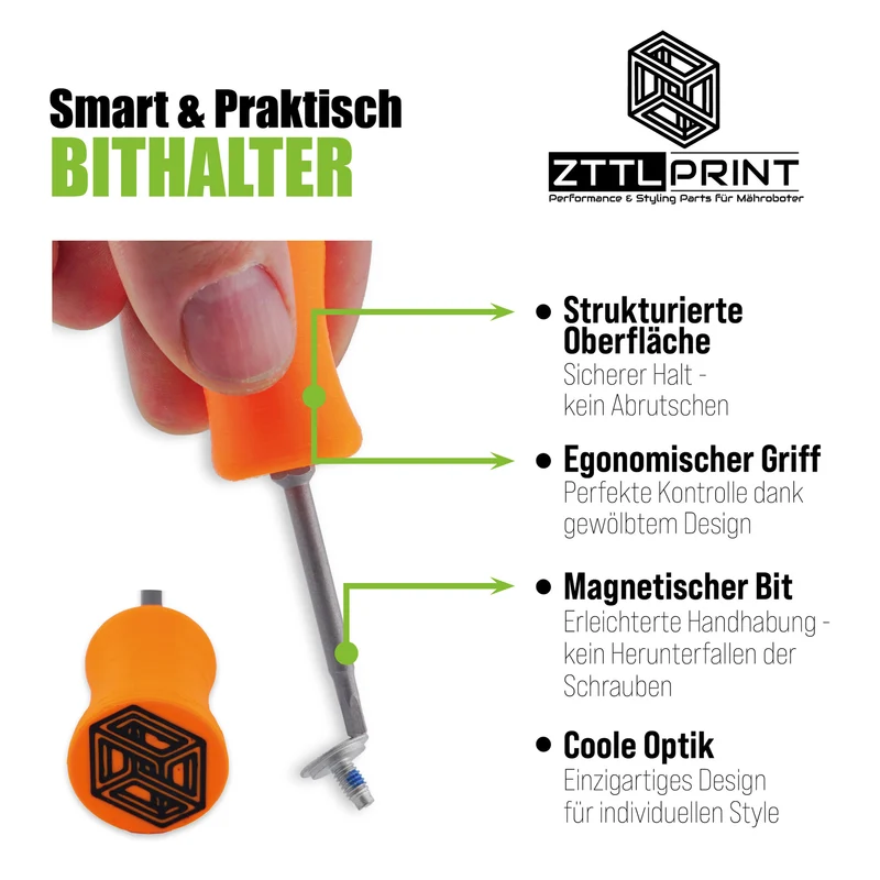 Universal Bithalter Werkzeug Mähroboter Performance Smart Kreuzschlitz CLASSIC Messerklingensystem