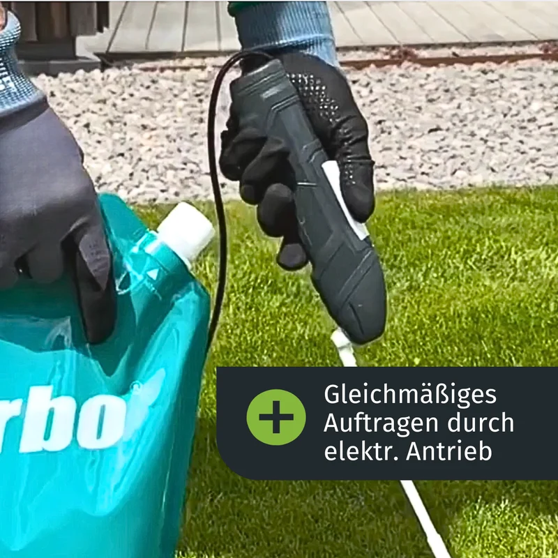 Unkrautvernichter mit Spritze (500 m²)