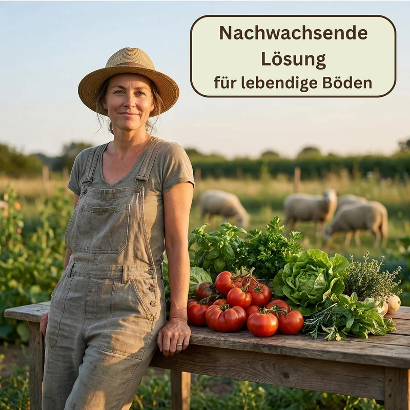 GartenAZ Düngewolle 1kg aus Schafwolle – Langzeitdünger & Mulch