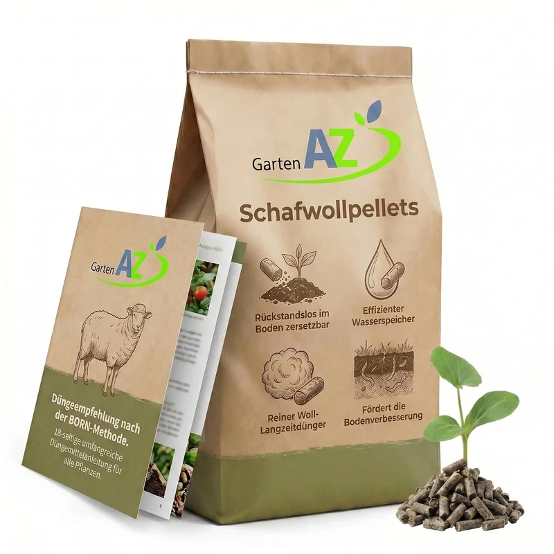Schafwollpellets – 4kg– Natürlicher Langzeitdünger Bodenaktivator
