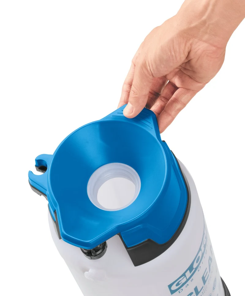 CLEAN 500 Profi-Drucksprühgerät 5 L, Chemiesprüher für saure & alkalische Reiniger (pH 2–12), EPDM-Dichtungen