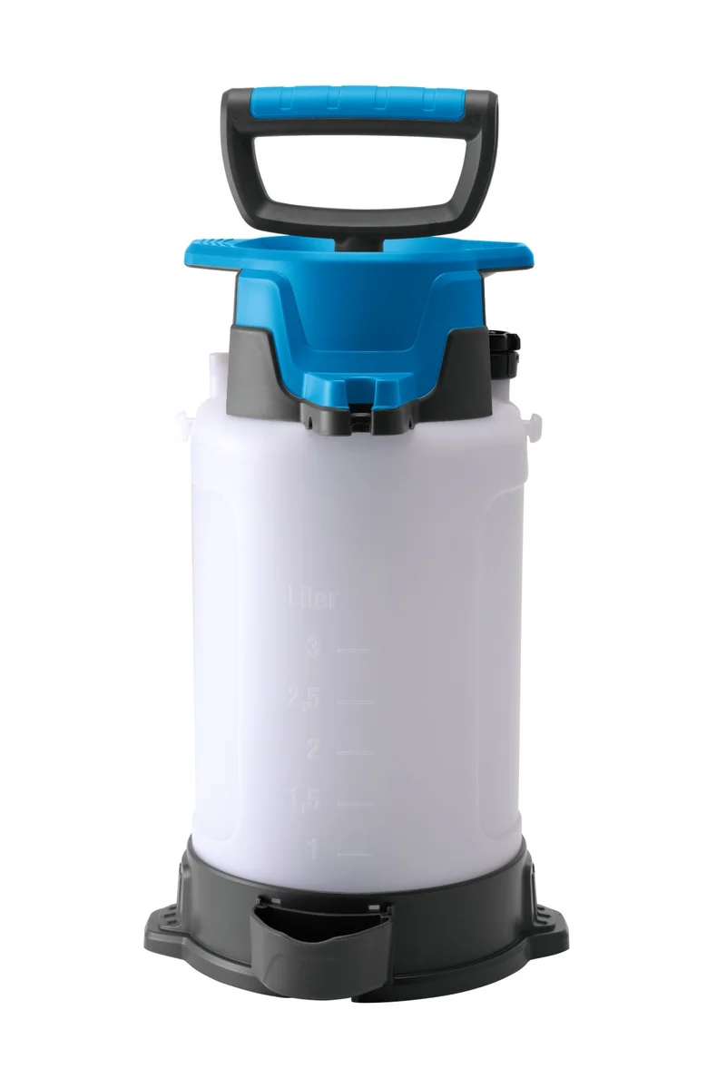 CLEAN 500 Profi-Drucksprühgerät 5 L, Chemiesprüher für saure & alkalische Reiniger (pH 2–12), EPDM-Dichtungen