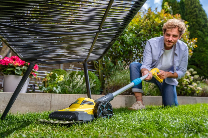 FineCut 230V - Kompakt Rasen- und Kantenschneider mit 25 cm Schnittbreite