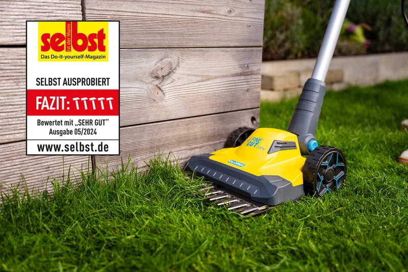 FineCut 230V - Kompakt Rasen- und Kantenschneider mit 25 cm Schnittbreite