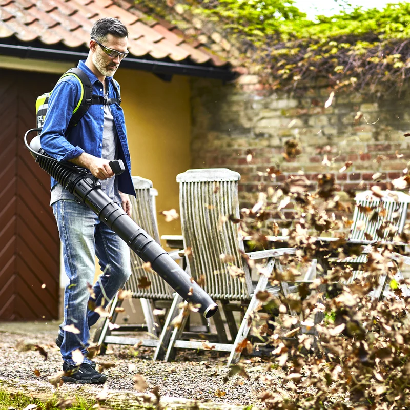 60V Rucksack-Laubbläser - 4Ah Akku