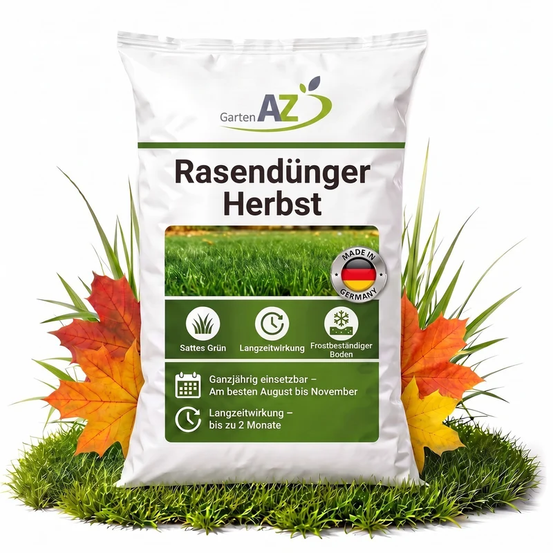 10 kg GartenAZ Organischer Herbstrasendünger mit Langzeitwirkung