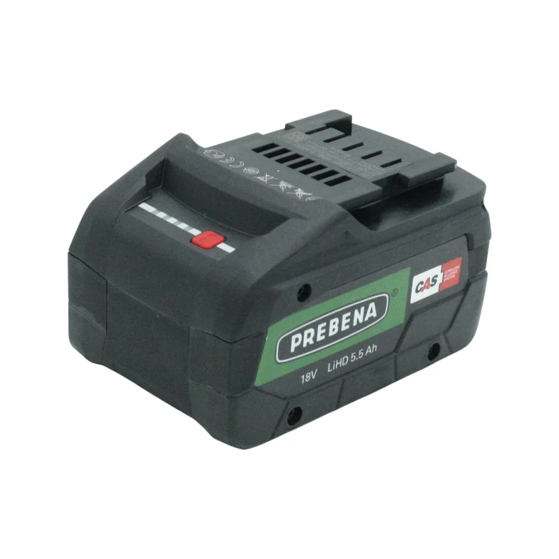 PREBENA - PKT-8-PR100-LM Hybrid-Nagler Set | Halbkopf-Streifennagler 63–100 mm mit langem Magazin inkl. Akku
