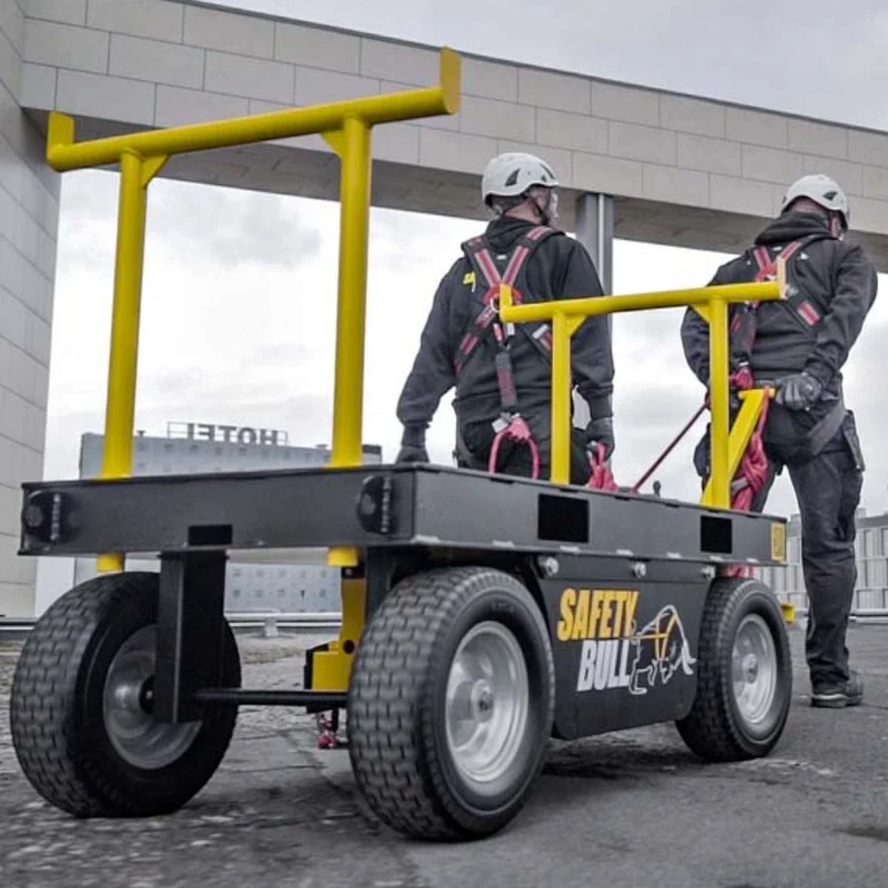 ABS - SafetyBull Transport- und Sicherungswagen fürs Flachdach