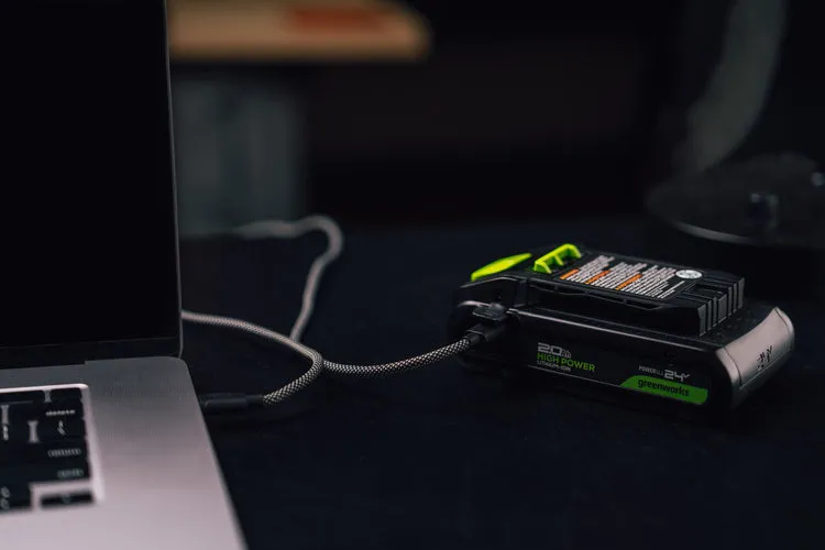 POWERALL 24V Starter Kit 2x 2Ah USB-C Akkus + 65W Ladegerät
