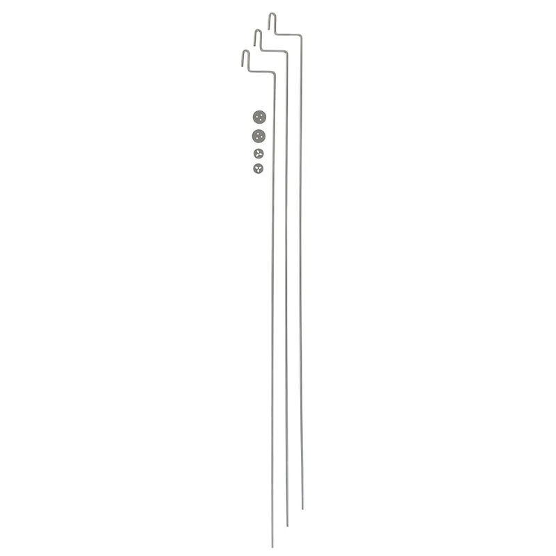 bellissa Insekten- & Vogeltränkenhalter Ø 15-35 cm x H146 cm, 6 mm, Stahl, verzinkt