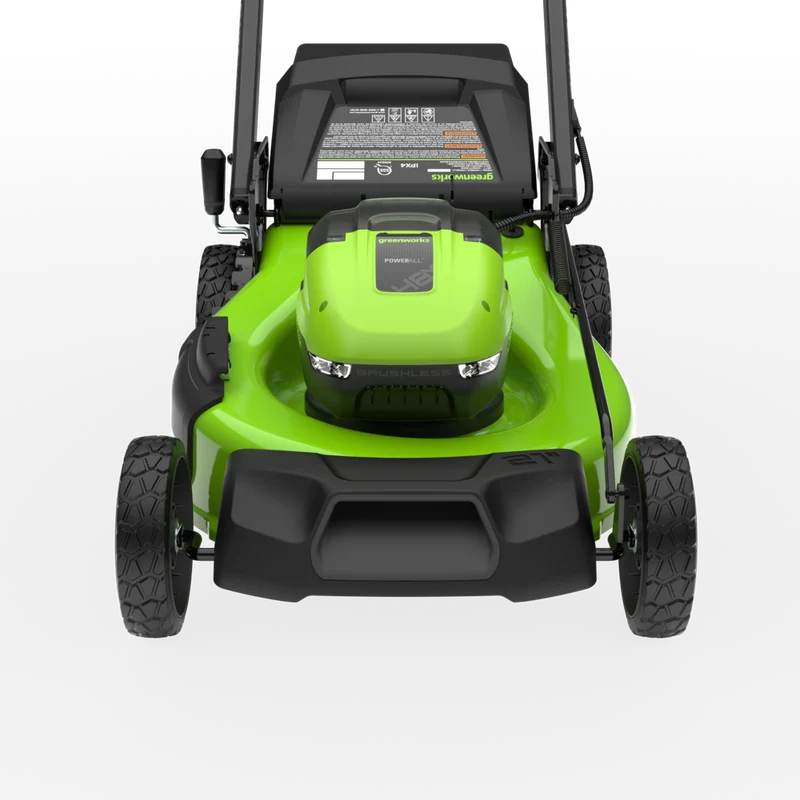 POWERALL 48V (24V x 2) Rasenmäher 51cm mit Radantrieb - 2x 6Ah Akkus