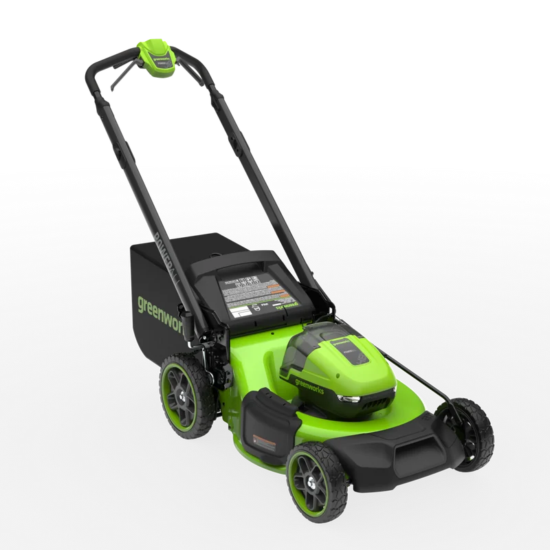 POWERALL 48V (24V x 2) Rasenmäher 51cm mit Radantrieb - 2x 6Ah Akkus