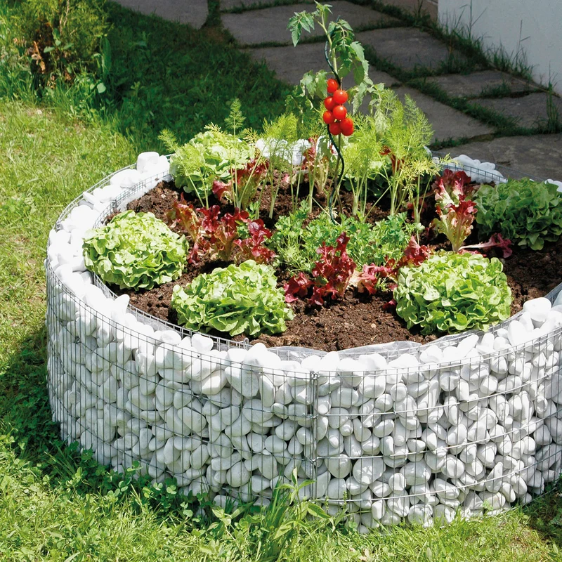 bellissa Hochbeet Bausatz inkl. Trennfolie Ø 92/72 cm H 40 cm