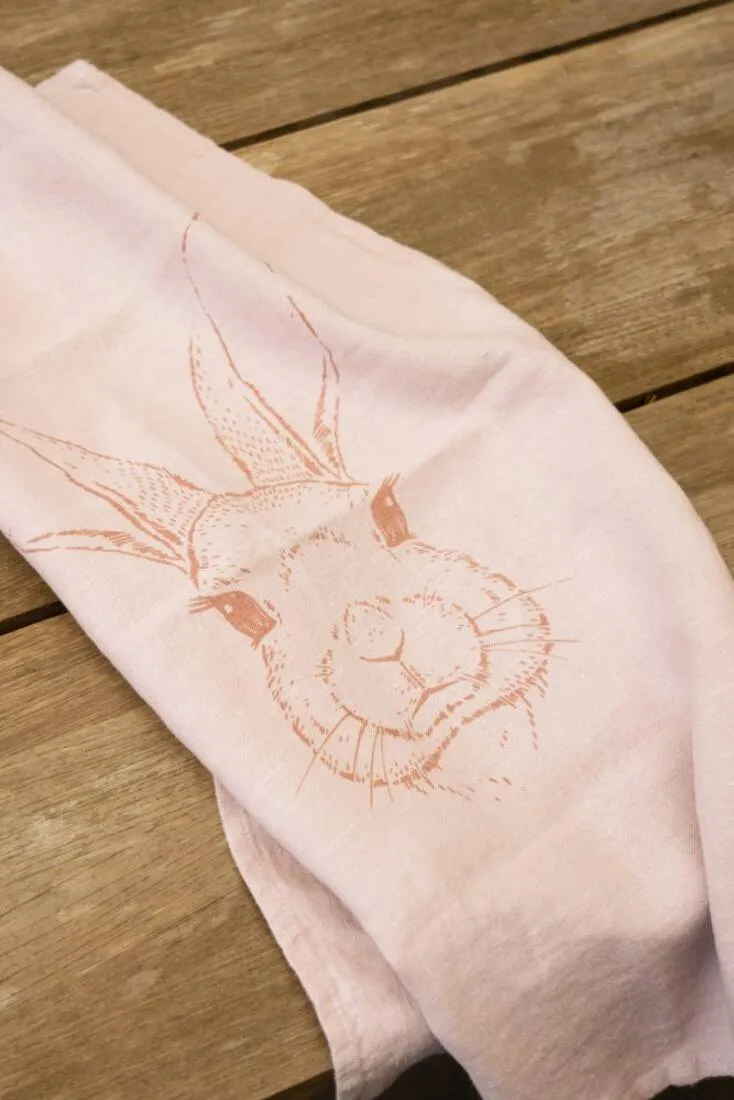 Geschirrtuch Hase