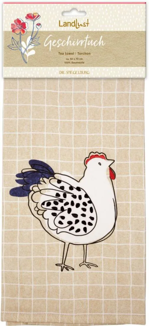 Geschirrtuch Huhn (2er-Set)