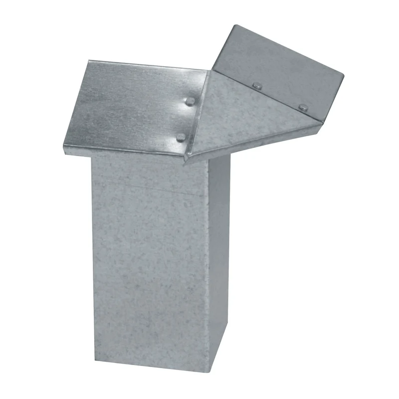bellissa Schneckenblech Eckteil 7x7x20 cm verzinkt