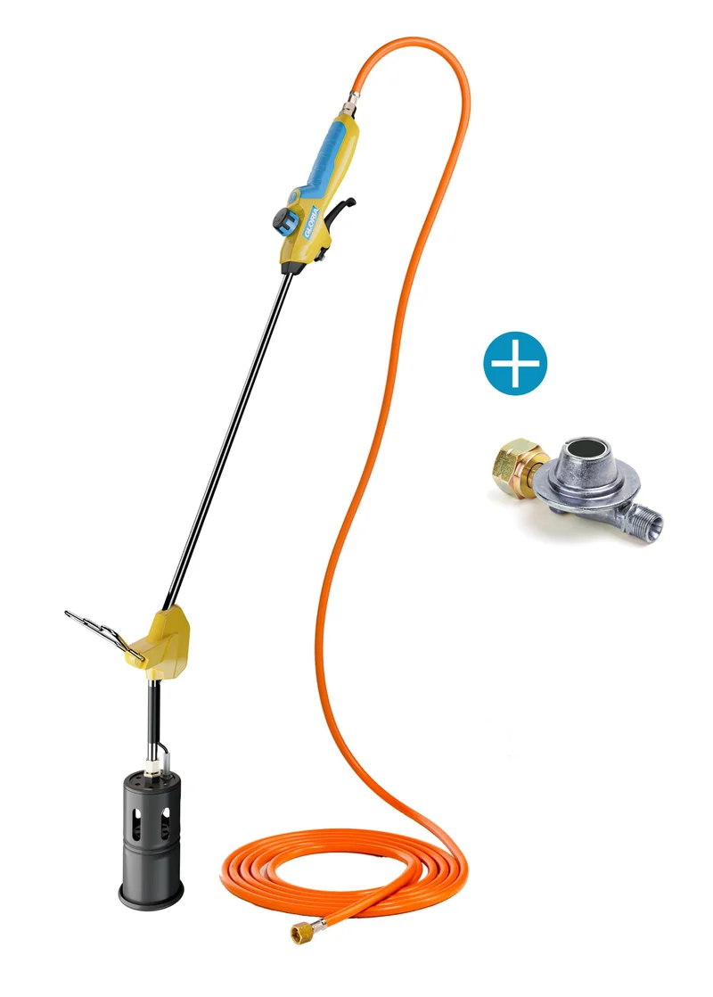 Thermoflamm Professional E+ Turbo Set – Komfortabler Unkrautbrenner für große Flächen
