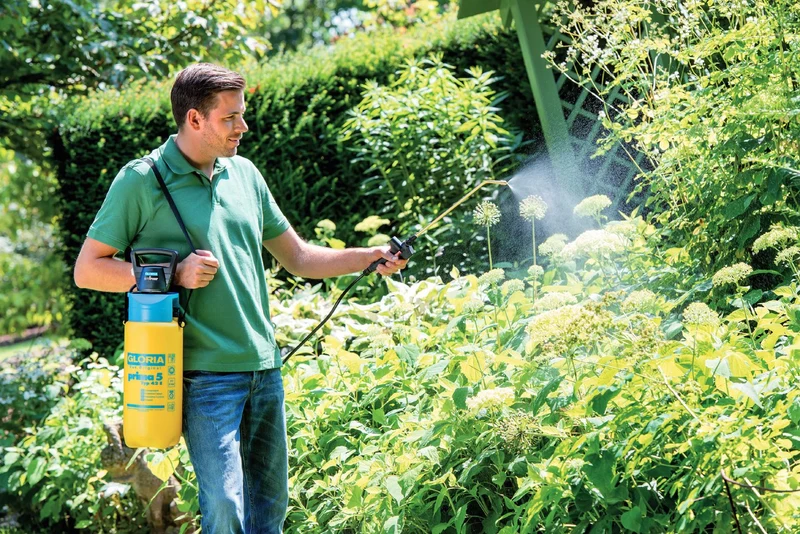 AutoPump Set – 5-Liter Drucksprüher mit integrierter Elektropumpe (automatisches Sprühen ohne manuelles Pumpen)