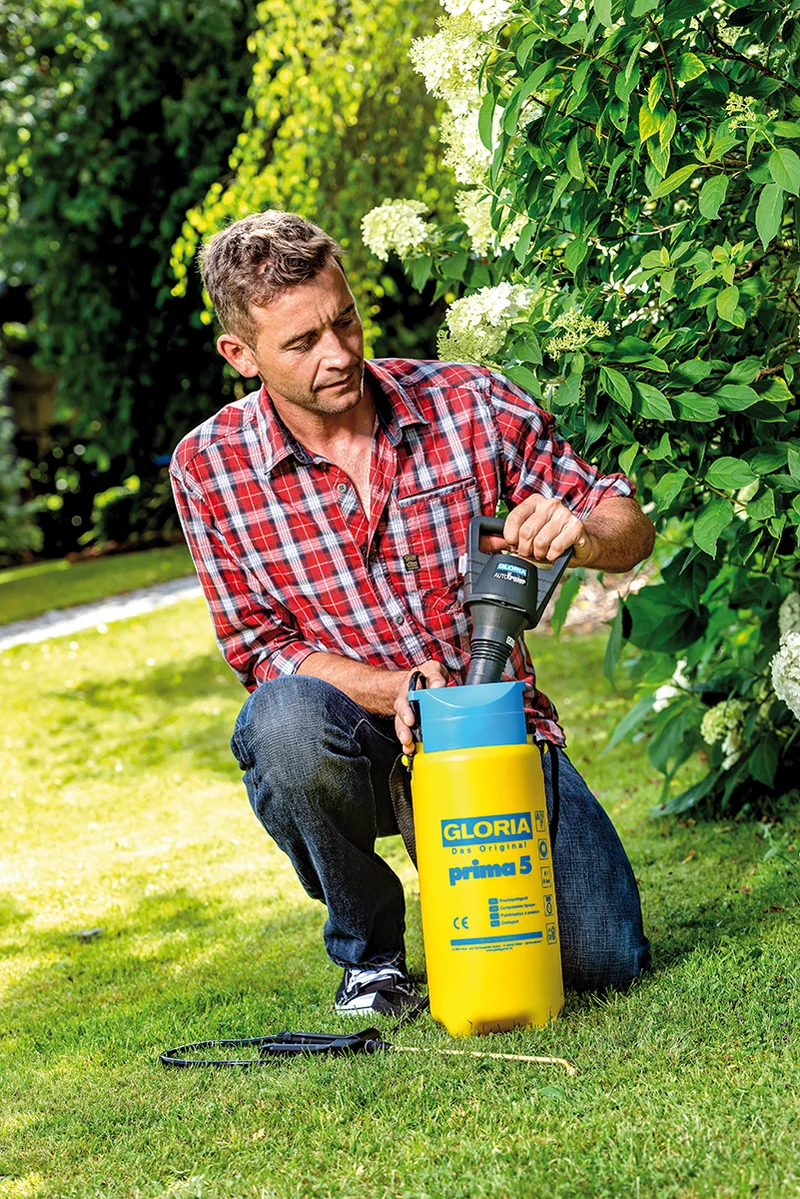 AutoPump Set – 5-Liter Drucksprüher mit integrierter Elektropumpe (automatisches Sprühen ohne manuelles Pumpen)