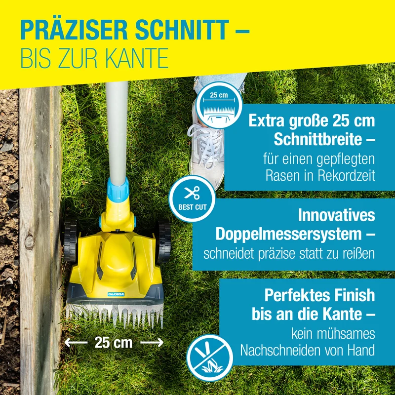FineCut 18V – Rasen- und Kantenschneider ohne BOSCH Akku (optional erhältlich)