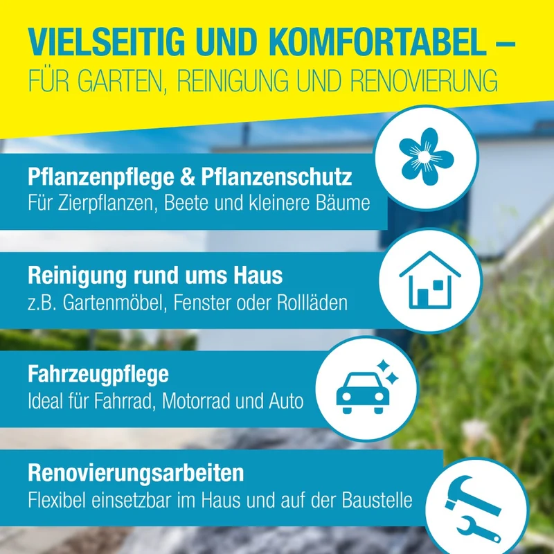 Drucksprühgerät prima 5 Comfort - Maximale Reichweite & Komfort