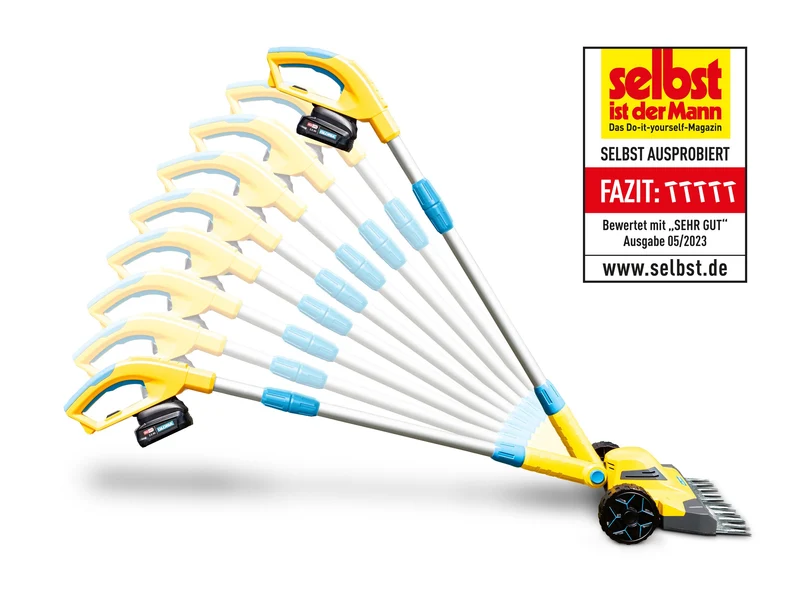 FineCut 18 V Set Inkl. Akku - Rasenmäher, Kantenschneider, Ergänzung für Mähroboter