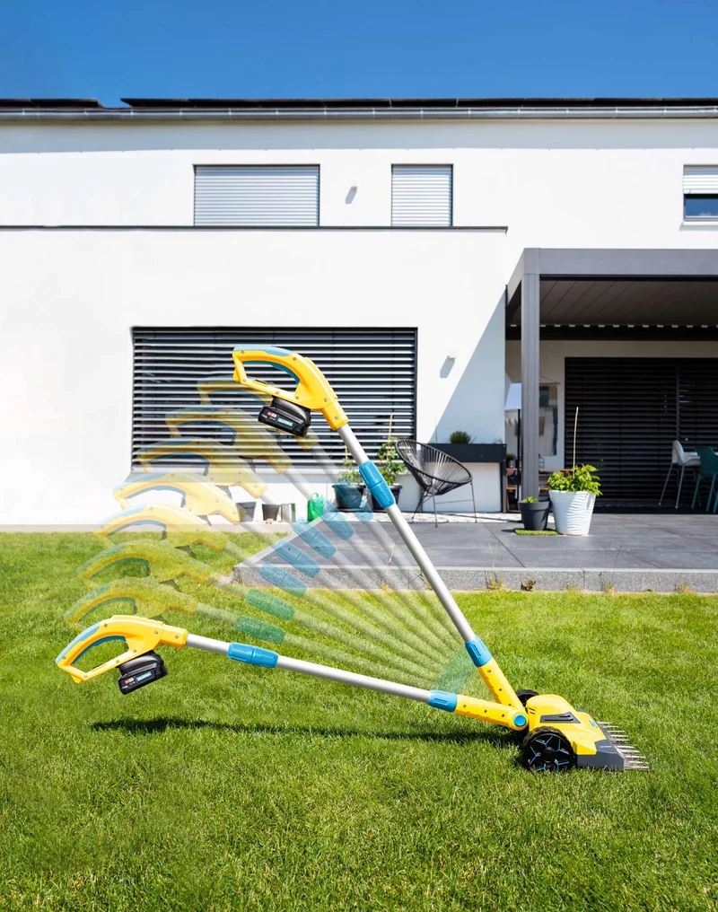 FineCut 18 V Set Inkl. Akku - Rasenmäher, Kantenschneider, Ergänzung für Mähroboter