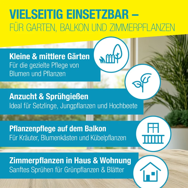 Drucksprühgerät prima 3 - Kompakte Gartenspritze für kleine Gärten