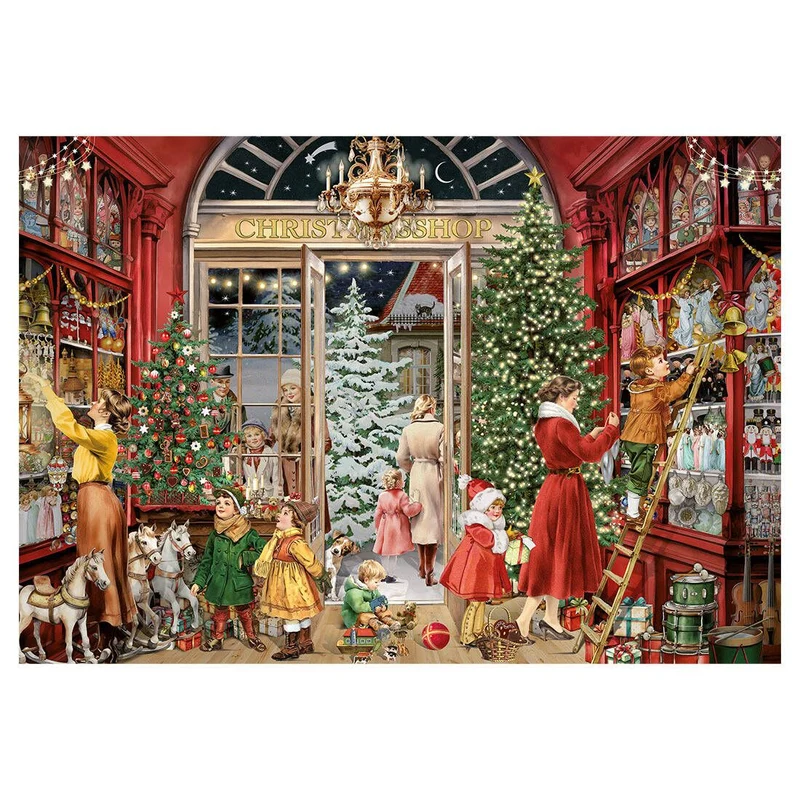 Puzzle-Adventskalender Weihnachtsladen