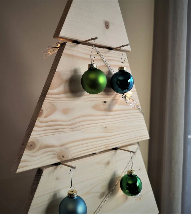Holzweihnachtsbaum Natur
