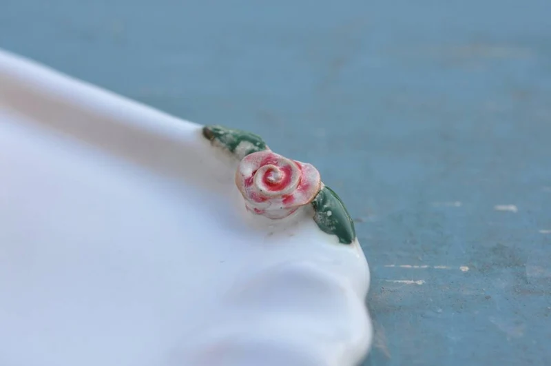 Kuchenplatte Rose (Eckig)