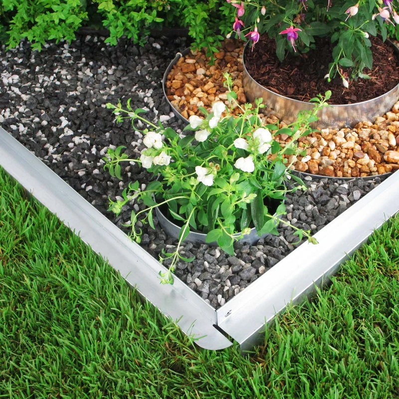 bellissa Rasenkante comfort mit Mähkante 118x9 cm, befahrbar, Nutzlänge 114 cm