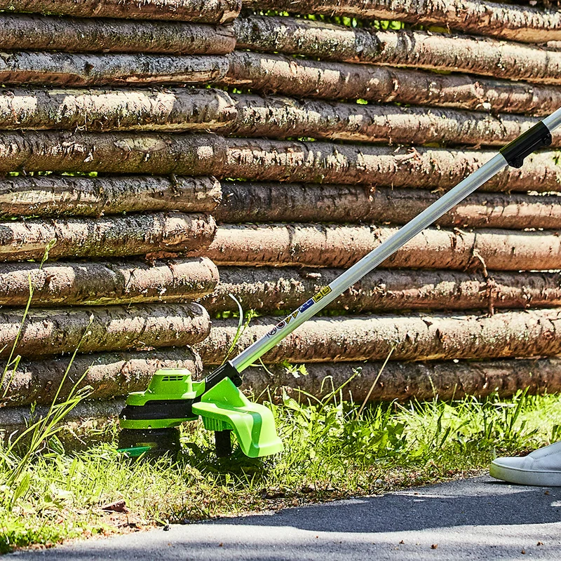 POWERALL 48V (24V x 2) Freischneider mit Fahrradgriff 38cm - Ohne Akku
