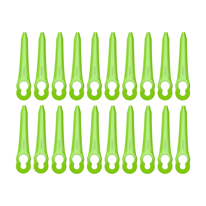 20 Ersatzklingen für Rasentrimmer