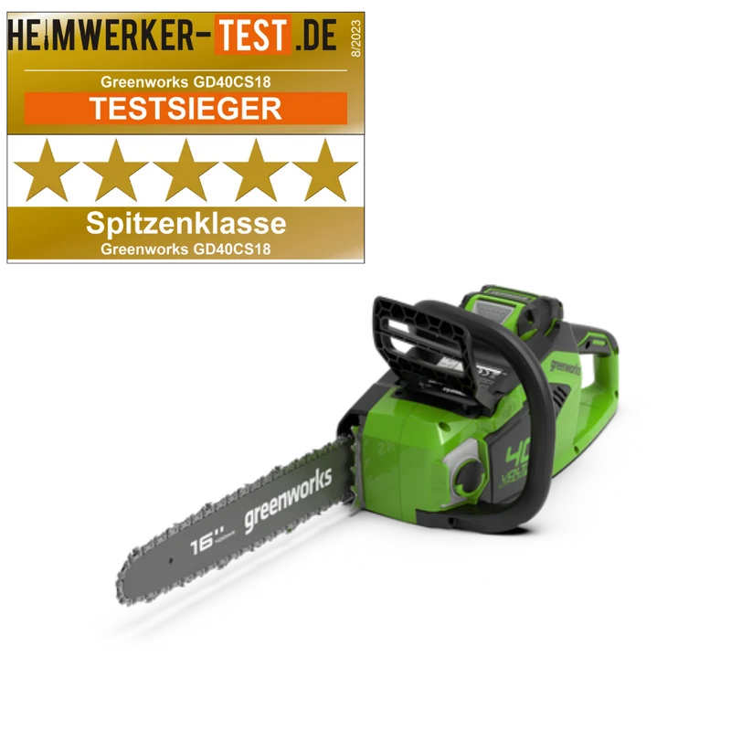 40V Kettensäge 40cm 1,8 kW - Ohne Akku