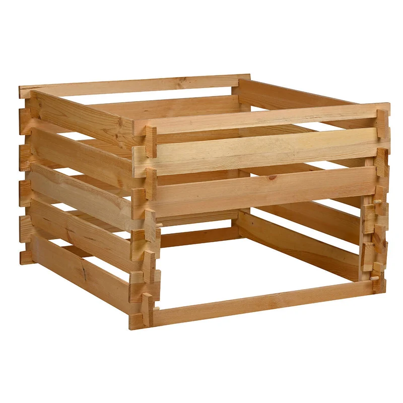Holzkomposter mit Frontklappe Kiefer
