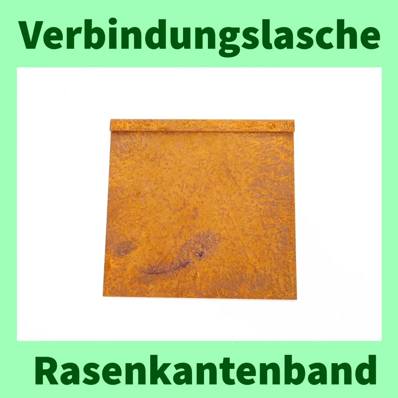 GartenAZ Verbinder für Rasenkantenband Corten - Höhe: 20 cm