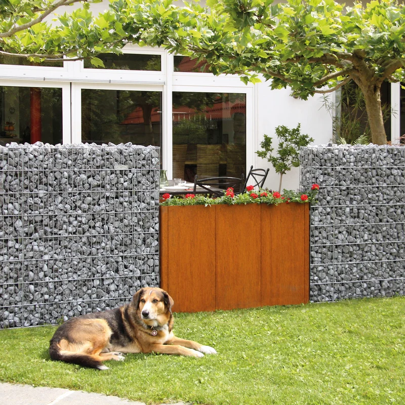 bellissa Fertiggabione PRONTO 90 cm mit Pfosten