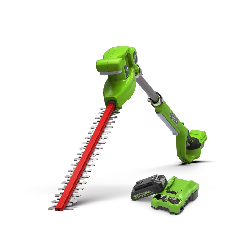 POWERALL 24V Stab-Heckenschere 51cm - 2Ah Akku