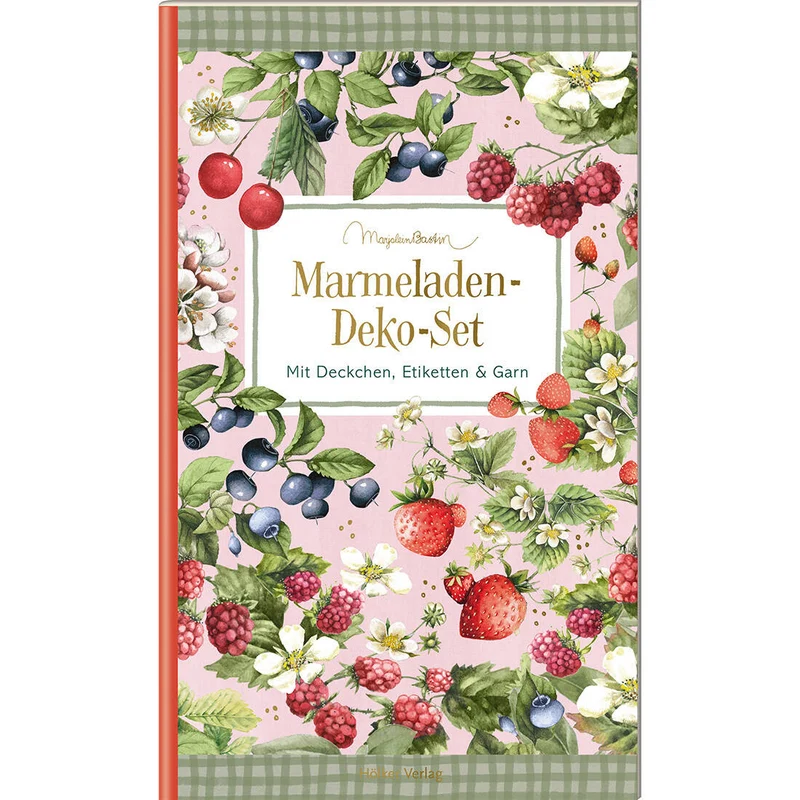 Marmeladenset mit Rezeptheft und Deko