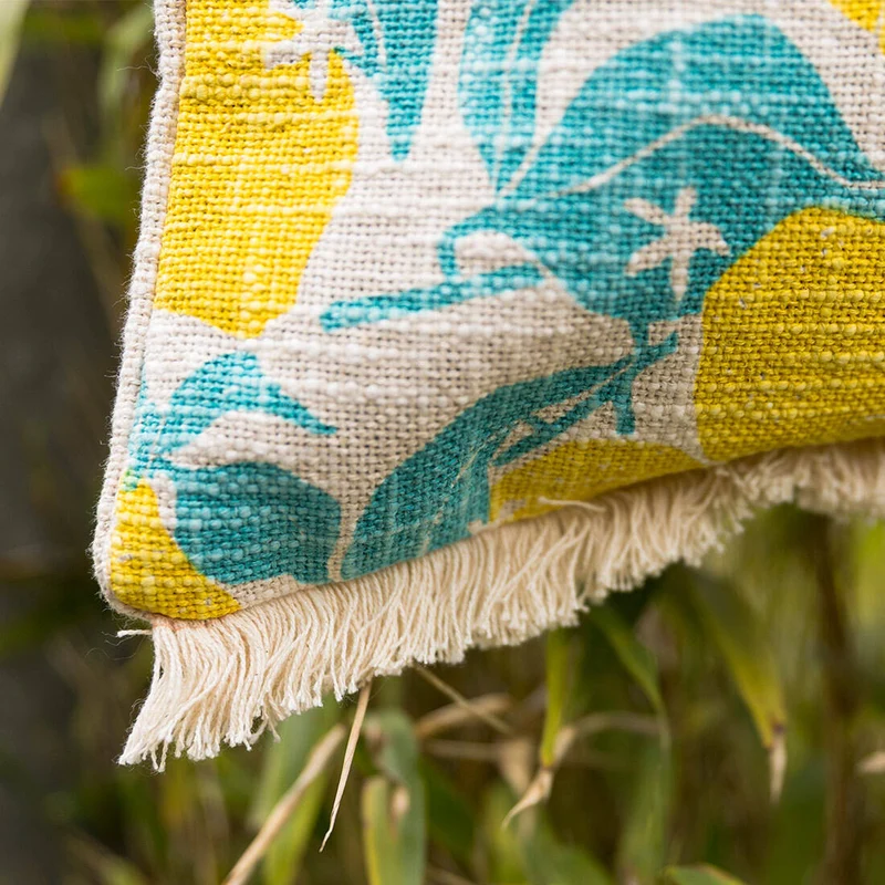 Shopper Zitrone aus Baumwolle