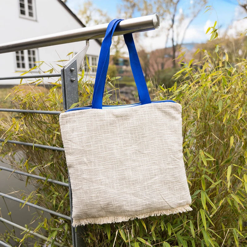 Shopper Zitrone aus Baumwolle