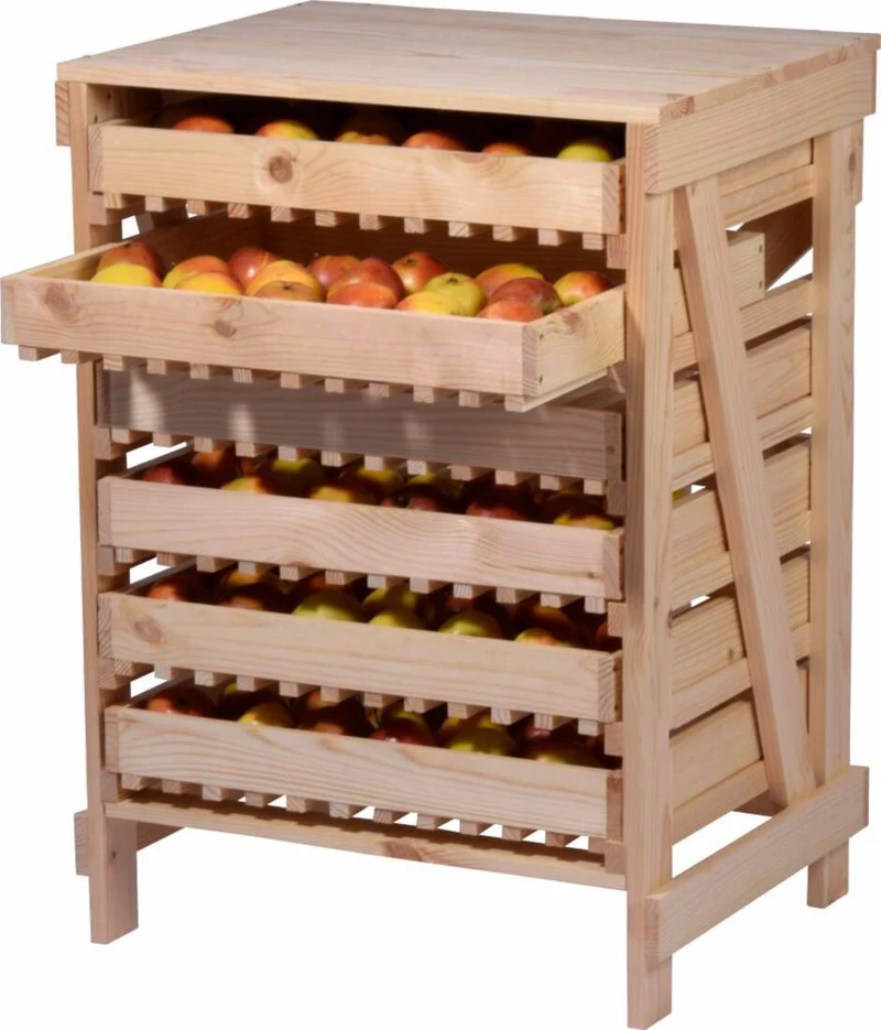 Vorratsregal für Obst und Gemüse