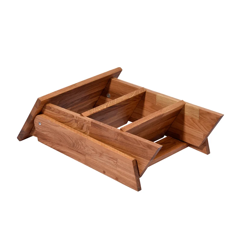 Holztritt aus Eichenholz