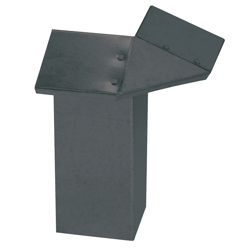 bellissa Schneckenblech Eckteil 7x7x20 cm corten