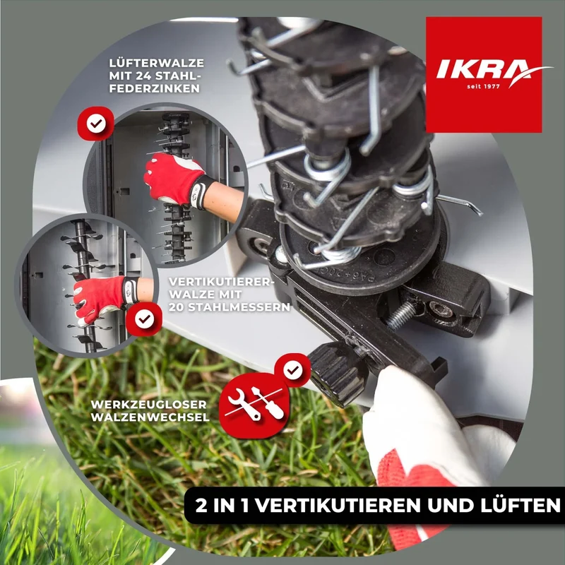 Elektro Vertikutierer & Lüfter IEVL 2000