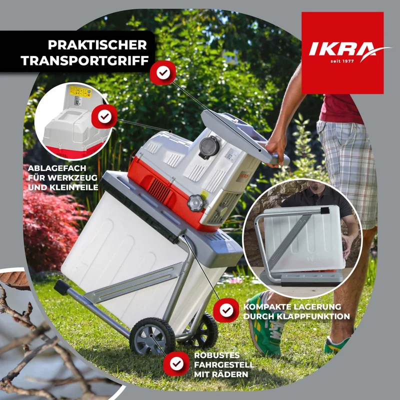 Elektro Leisewalzenhäcksler ILH 3000 A
