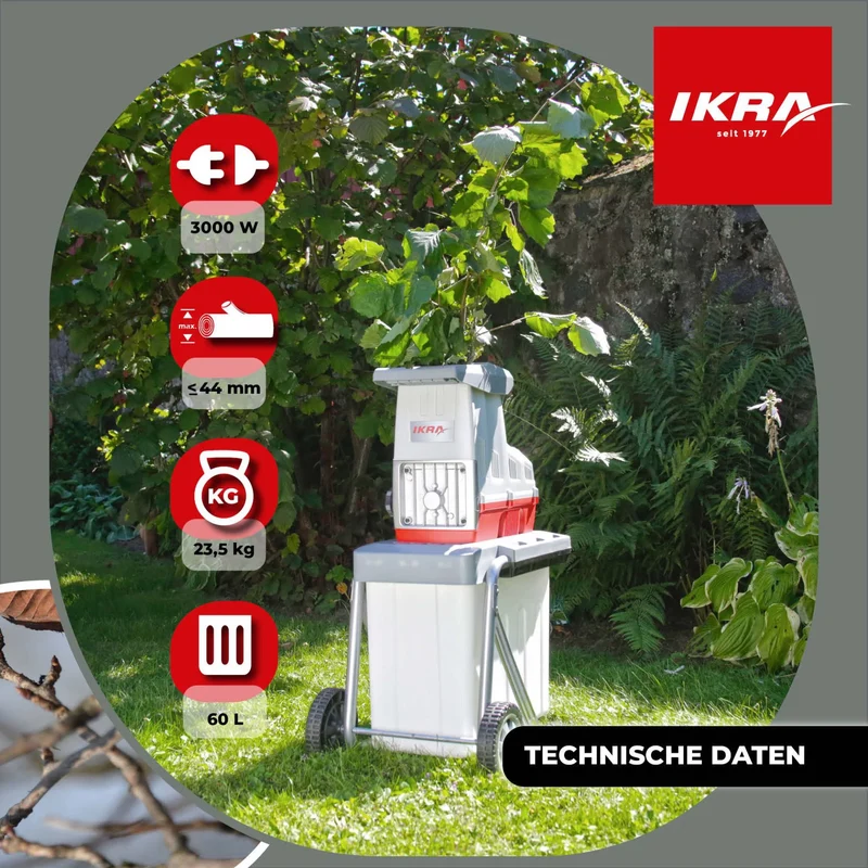 Elektro Leisewalzenhäcksler ILH 3000 A