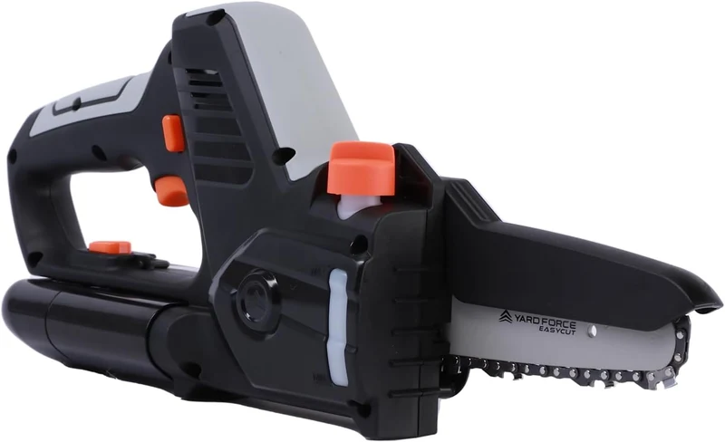Yard Force iFlex LS F12 Mini-Kettensäge (12V, 4,0 Ah Akku) – Kompakte Akku-Handsäge (5" Schiene, 7 m/s) für präzisen Baumschnitt bis 100 mm