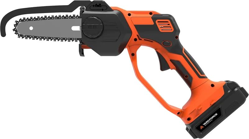 Yard Force LS C13 Akku-Handkettensäge 20V (13 cm, 2,0 Ah Akku) – Kompakte Mini-Kettensäge mit Kettenschnellspanner & 3,2 m/s für Äste bis 110 mm
